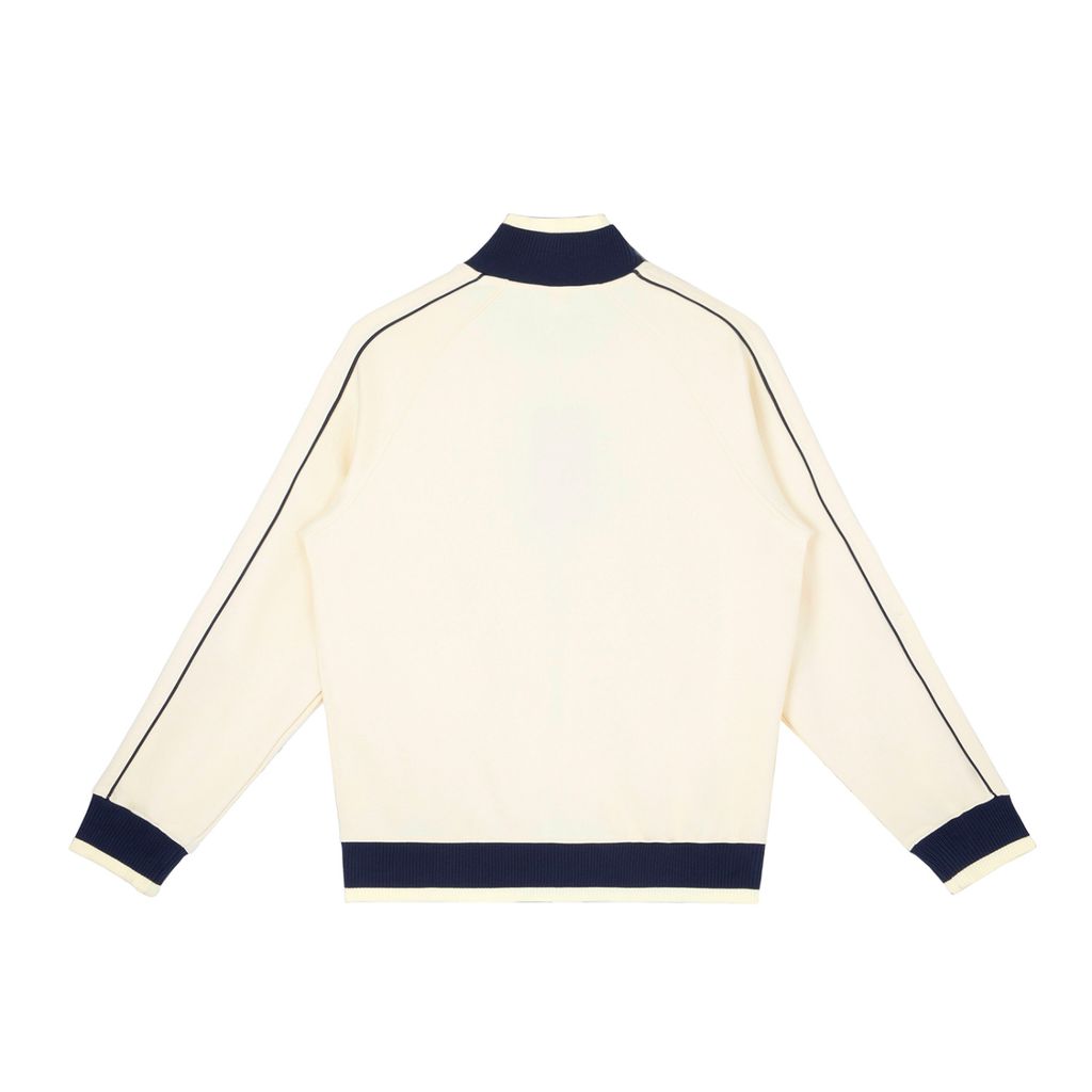 Color Block Raglan Sleeve Zip Track Jacket