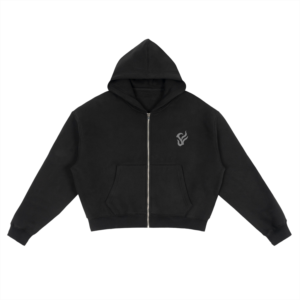 Fleece Zip-U Hoodie Black