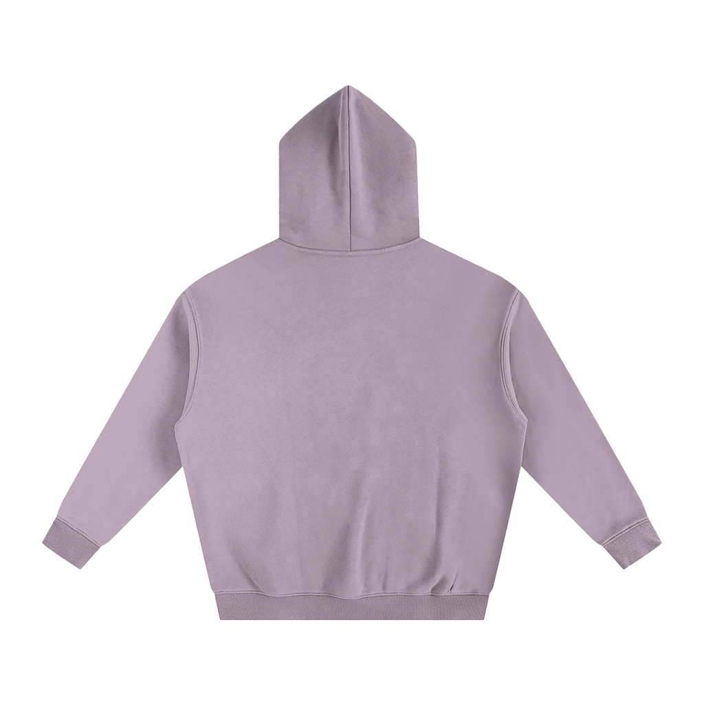 Oversize Fleeced Hoodie Dark Pink